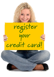 Register your credit card!